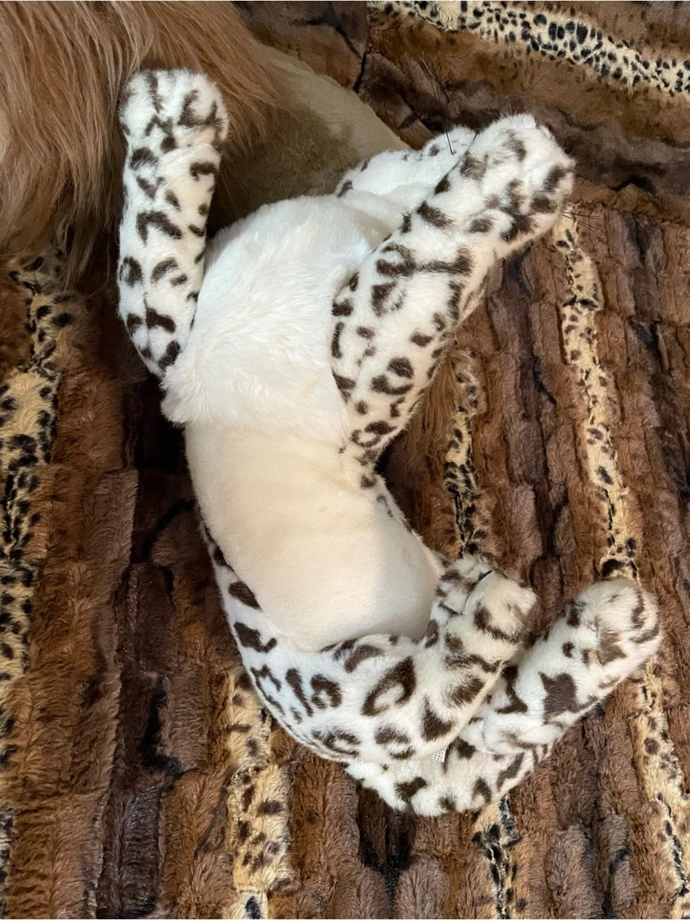 Westcliff Collection Plush Faux Fur Lion Throw Blanket - Brown